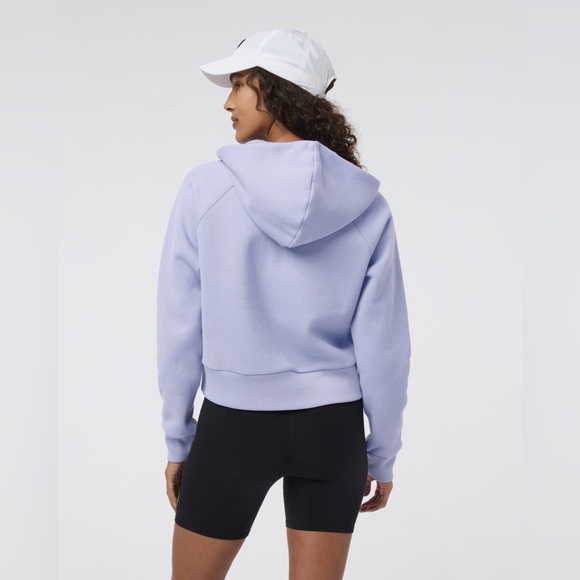 NWT Vuori Restore Half Zip Hoodie Women's Fleece Pullover Lavender Mist Medium‎ - Picture 2 of 14